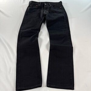 VTG 2006 Levi's 501 Jeans Mens 29x30 (Tag) Dark Black Denim Button Fly Original